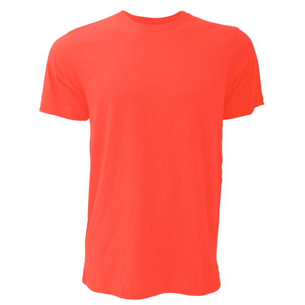 Canvas unisex jersey T-shirt med rund hals / kortärmad herr T-Sh Poppy M