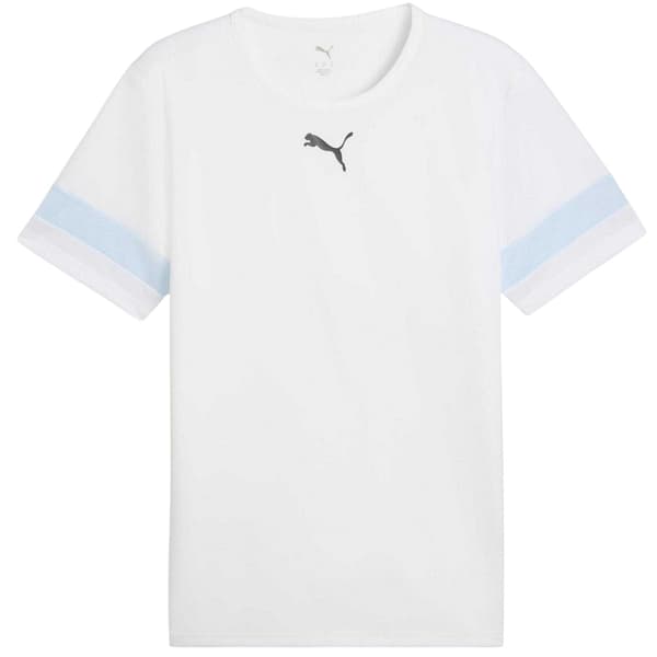 Puma Herr Individual Rise Jersey Performance T-shirt S Vit/Blå White/Blue S