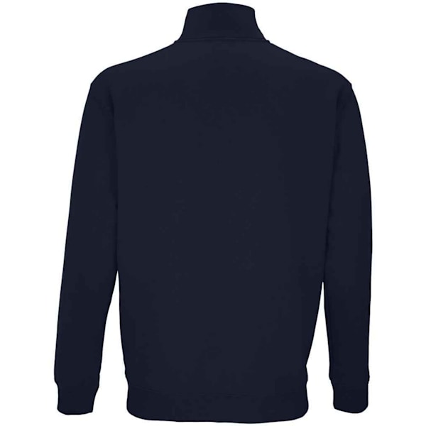 SOLS Unisex Vuxen Conrad Quarter Zip Sweatshirt 3XL Fransk Marinblå French Navy 3XL