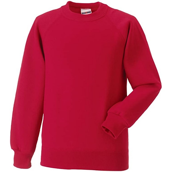 Jerzees Schoolgear Barn/Barn Raglan Sweatshirt 5-6 År R Red 5-6 Years