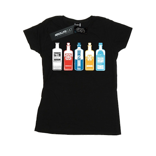 Fantastiska vidunder Kvinnors/Damers Potion Collection Bomull T-shirt Black XL