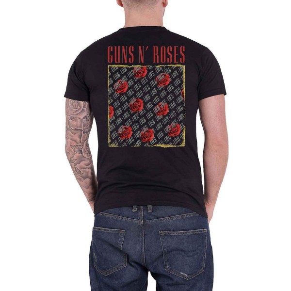Guns N Roses Unisex Adult Lies 30 Years Repeat Print T-Shirt M Black M