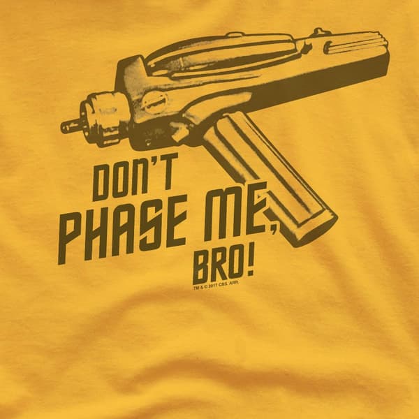 Star Trek Herr Don´t Phase Me Bro T-Shirt M Guld Gold M