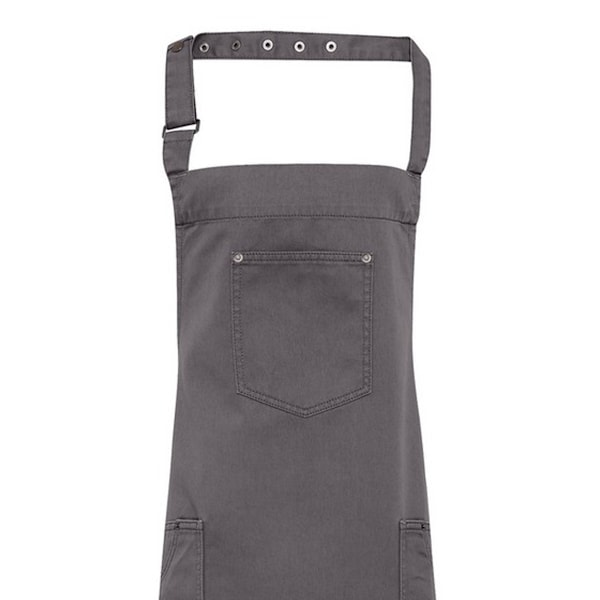 Premier Unisex Vuxen Twill Chino Full Apron En Storlek Svart Black One Size