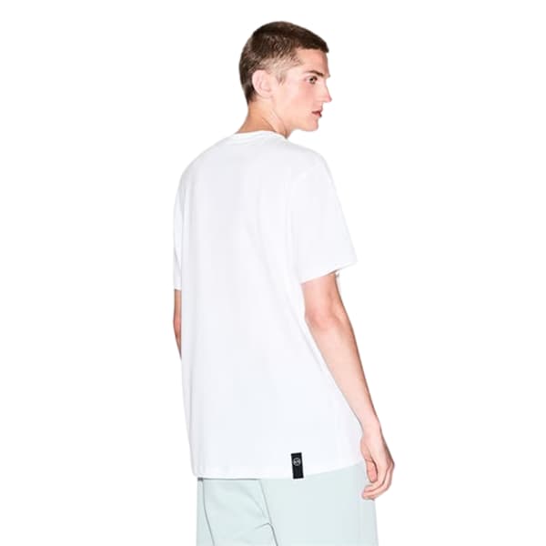 Armani Exchange Herr Linjär Logotyp T-Shirt S Off White Off White S