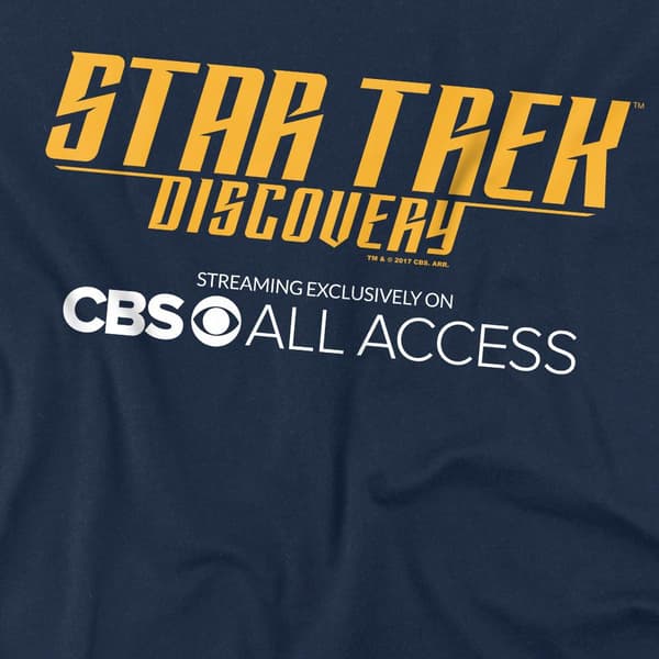 Star Trek: Discovery Herr All Access T-Shirt M Marinblå Navy M