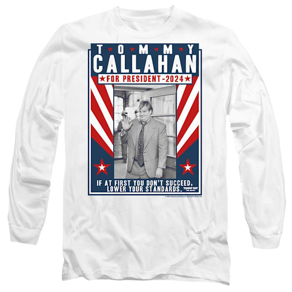 Tommy Boy Unisex Vuxen Callahan For President 2024 Lower Your S White S