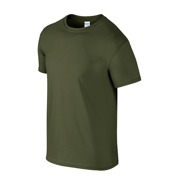 Gildan Herr Softstyle Heather T-shirt 4XL Militärgrön Military Green 4XL