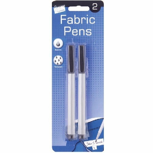 Just Stationery Permanent Marker Pen (2-pack) One Size Svart Black/White One Size