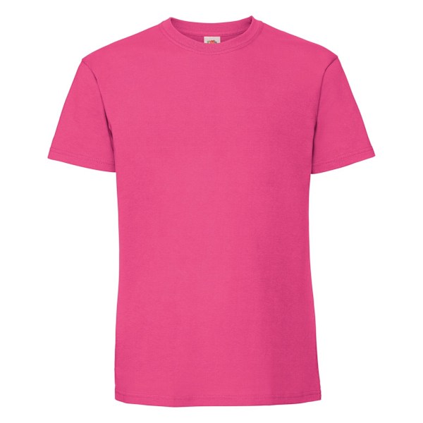 Fruit Of The Loom Herr T-shirt Ringspun Premium M Fuchsia Fuchsia M