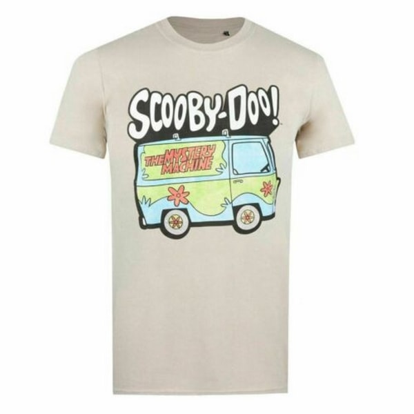 Scooby Doo Mens The Mystery Machine T-shirt L Sand/Vit/Gul Sand/White/Yellow L