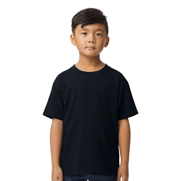 Gildan Childrens/Kids Midweight Soft Touch T-Shirt S Pitch Black Pitch Black S