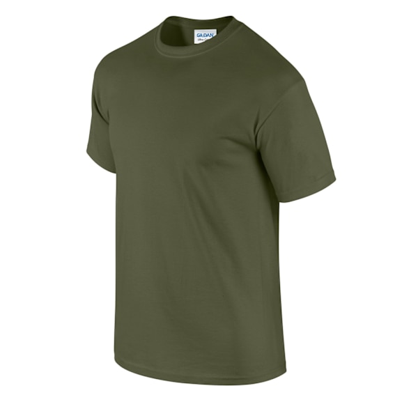 Gildan Herr Ultra Cotton T-shirt 3XL Militärgrön Military Green 3XL