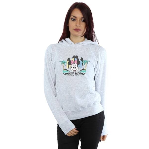 Disney Dam/Kvinnor Minnie MM Palm Hoodie XXL Sports Grey Sports Grey XXL