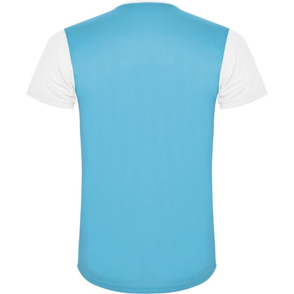 Roly Barn/Barn Detroit Sport T-Shirt 12 År Vit/Turkos White/Turquoise 12 Years