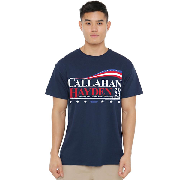 Tommy Boy Herr Callahan Och Hayden För President 2024 T-Shirt 4 Navy 4XL