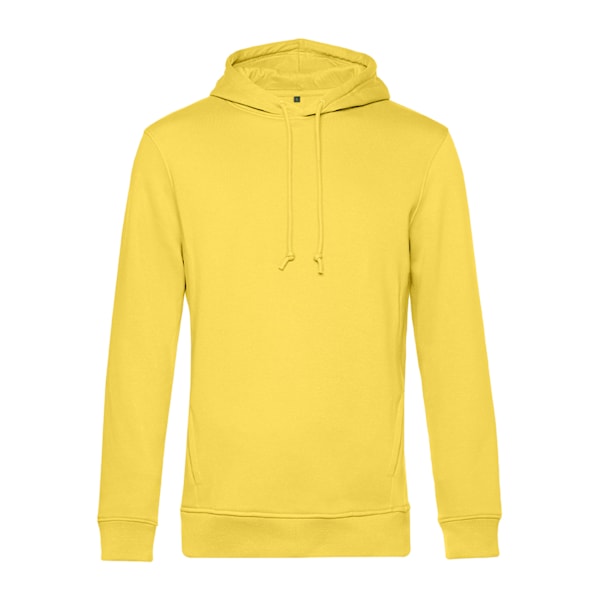 B&C Herr Organic Hooded Sweater 2XL Yellow Fizz Yellow Fizz 2XL