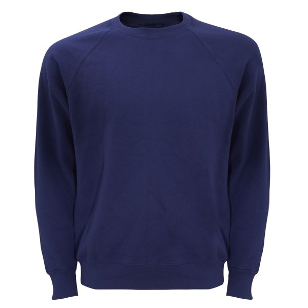 Fruit Of The Loom Herr Raglan Sleeve Belcoro® Sweatshirt 3XL De Deep Navy 3XL