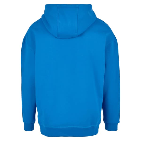 Build Your Brand Basic Oversized Hoodie för män 5XL Intense Blue Intense Blue 5XL