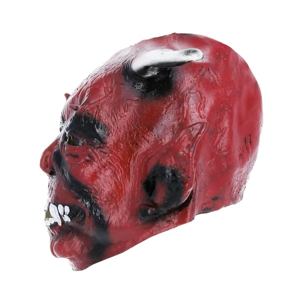 Smiffys Demon Latex Mask One Size Röd Red One Size