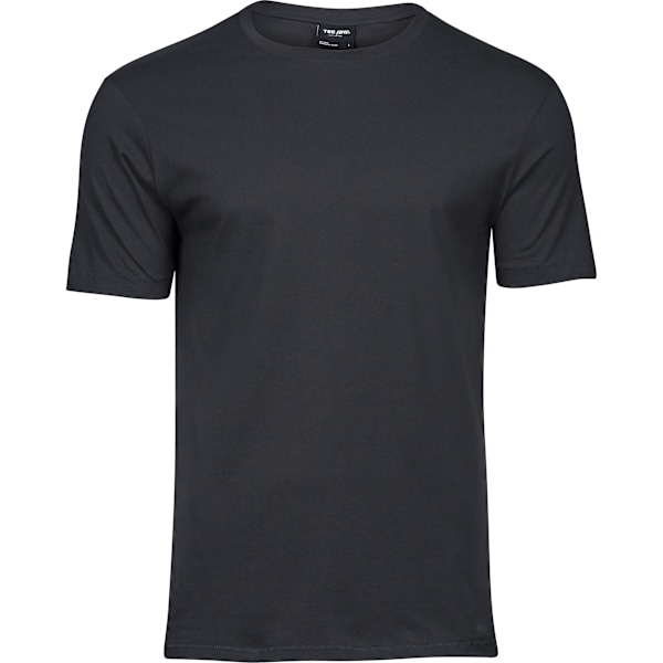 Tee Jays Herr Lyxig Bomull T-shirt XXL Mörkgrå Dark Grey XXL