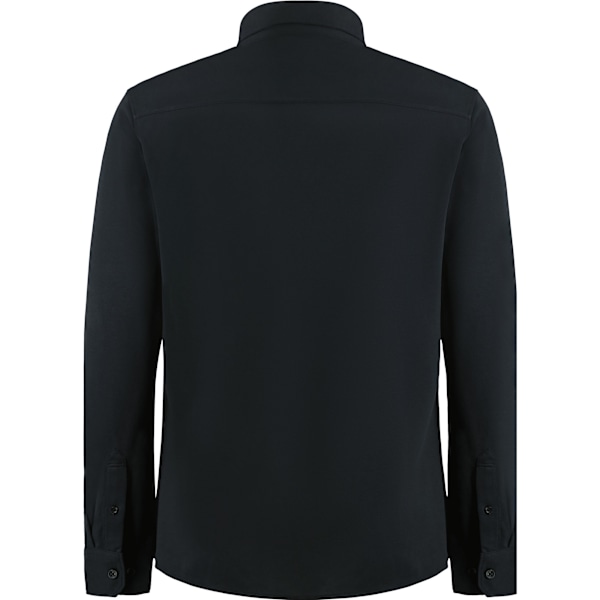 Kustom Kit Herr Superwash 60°C Skräddarsydd Långärmad Skjorta XL B Black XL