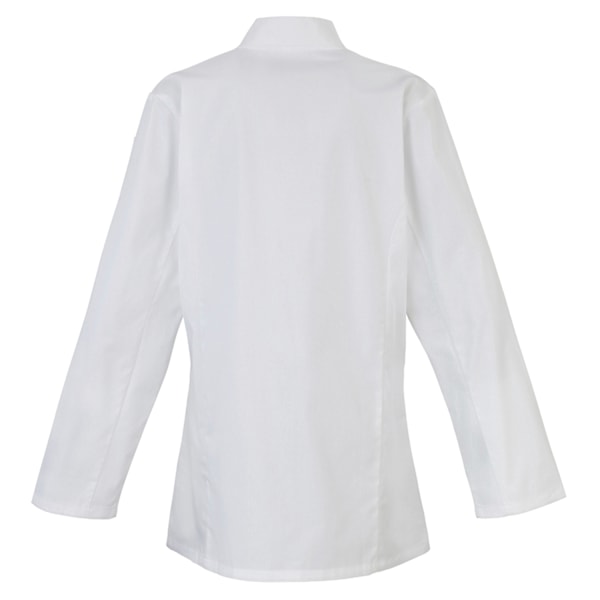 Premier Dam/Dam Longärmad Kockrock / Kockkläder (Pac White XS