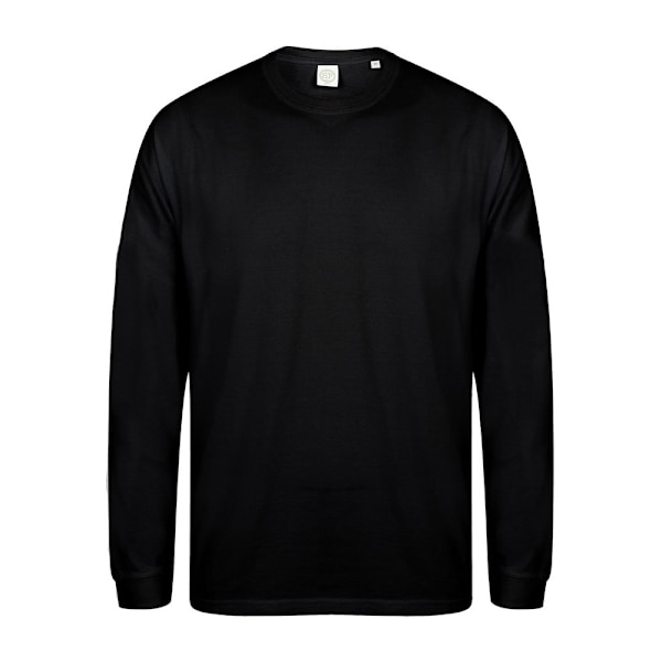 Skinnifit Herr Drop Shoulder Slogan Top M Svart Black M