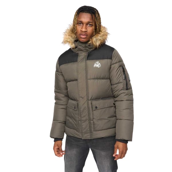 Kings Will Dream Herr Curvlay Parka L Grön Green L