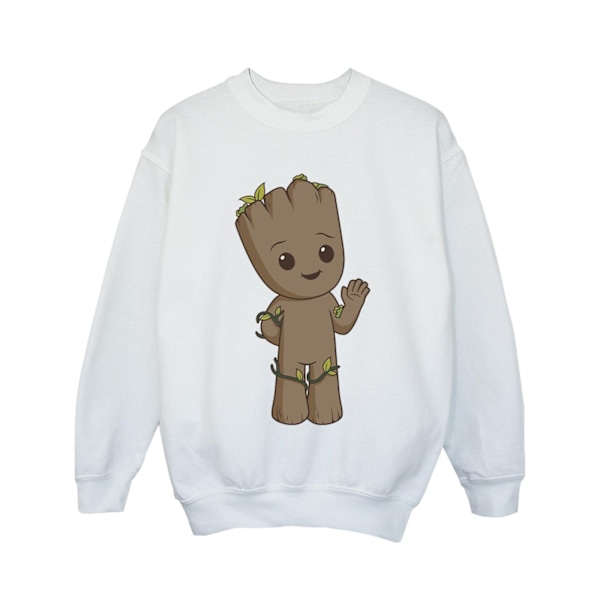 Marvel Girls I Am Groot Söt Groot Sweatshirt 9-11 År Vit White 9-11 Years