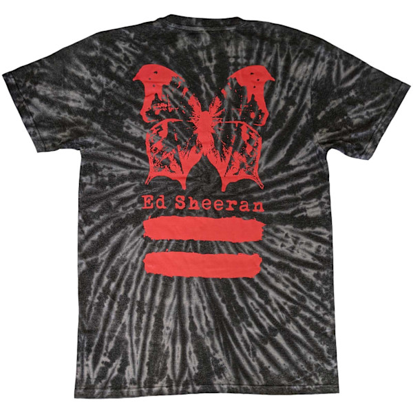 Ed Sheeran Unisex Vuxen Equals Butterfly Equals T-Shirt M Svart Black/Red M