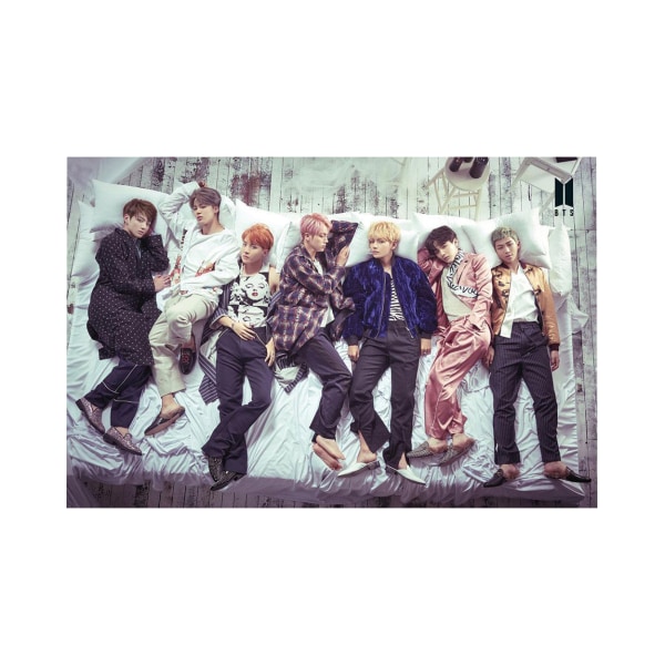 BTS Gruppsäng Poster One Size Flerfärgad Multicoloured One Size