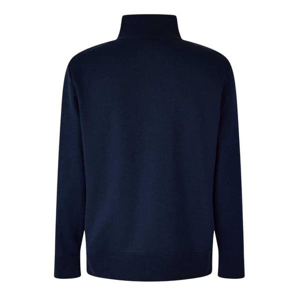 Gant Herr Fleece Quarter Zip Tröja S Evening Blue Evening Blue S