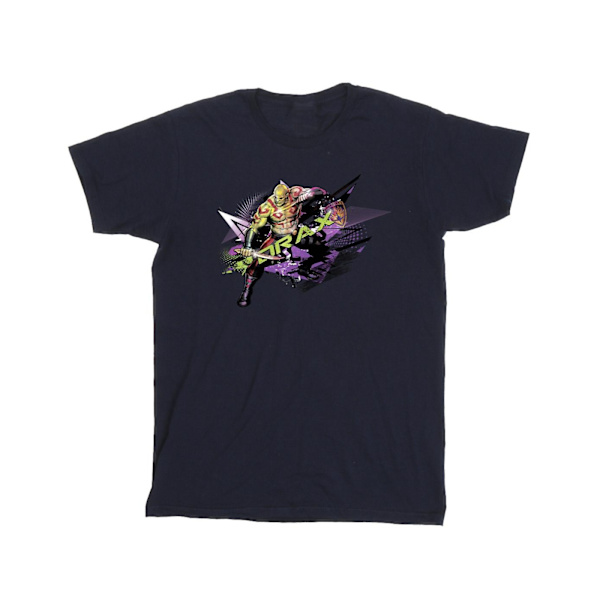 Marvel Herr Guardians Of The Galaxy Abstract Drax T-Shirt M Nav Navy Blue M