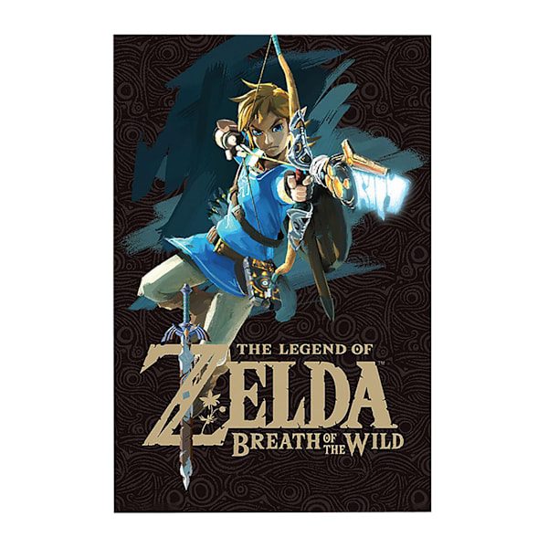 The Legend Of Zelda Breath Of The Wild Poster En Storlek Multi-co Multi-colour One Size