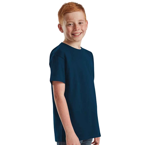 Fruit of the Loom Childrens/Kids Iconic 195 Plain T-Shirt 14-15 Mountain Blue 14-15 Years