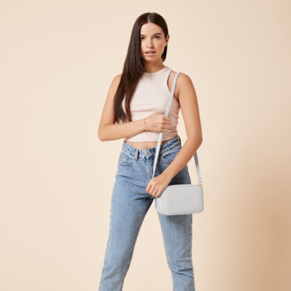 Bagbase Dam/Dam Boutique Crossbody Väska One Size Mjuk Grå Soft Grey One Size