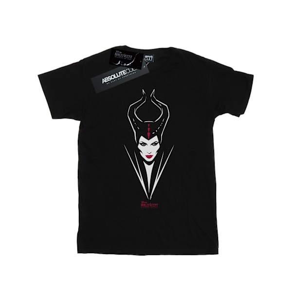 Disney Boys Maleficent Mistress Of Evil Face T-Shirt 3-4 år Black 3-4 Years