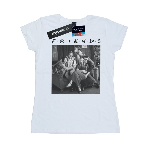 Friends Dam/Dam Svartvit fotobomull T-shirt XL W White XL