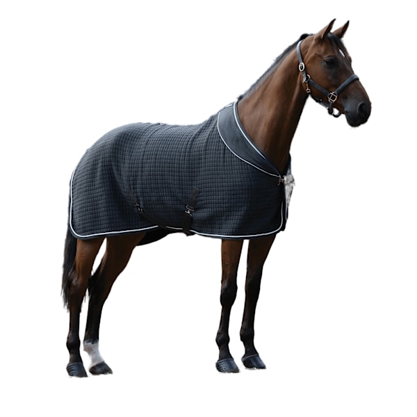 Weatherbeeta Thermocell Standard-Neck Horse Cooler Rug 6´ 6 Da Dark Grey/White 6´ 6