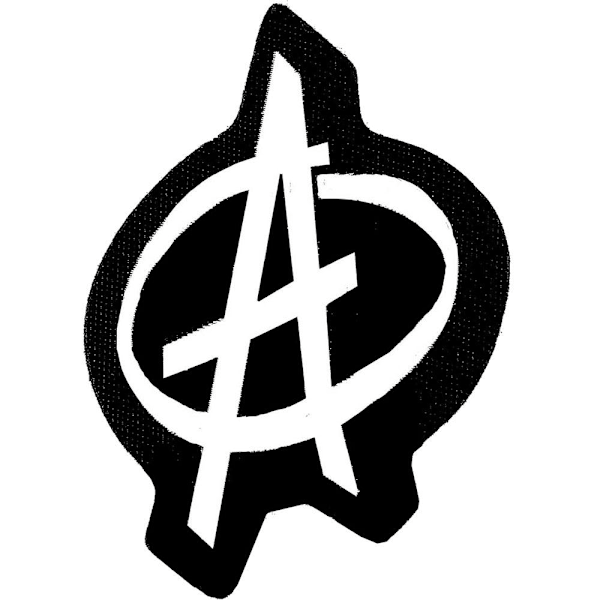Polyester Anarchy Patch One Size Svart/Vit Black/White One Size