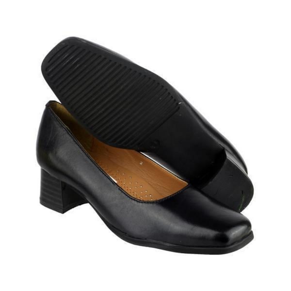 Amblers Walford Damskor Läder Court / Damskor 7 UK Svart Black 7 UK