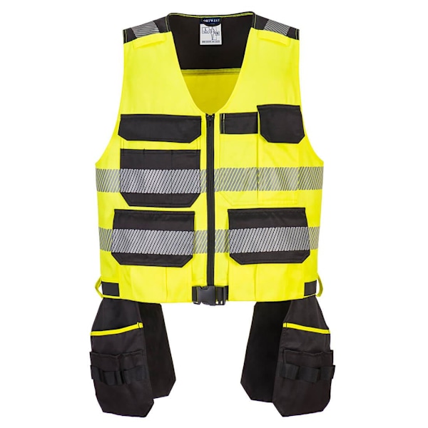 Portwest Herr PW3 Hi-Vis Säkerhetsväst XL Gul/Svart Yellow/Black XL