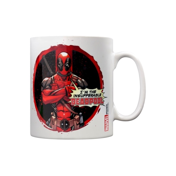 Deadpool Insufferable Mugg En Storlek Vit/Röd/Svart White/Red/Black One Size