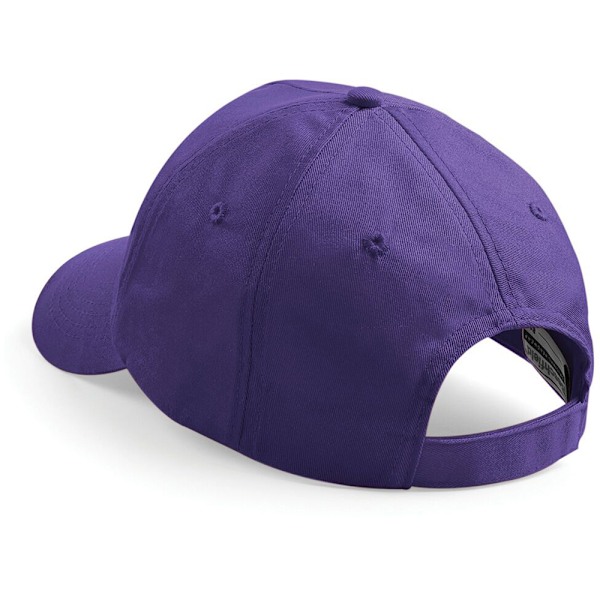 Beechfield Plain Unisex Junior Original 5 Panel Baseball Cap On Purple One Size