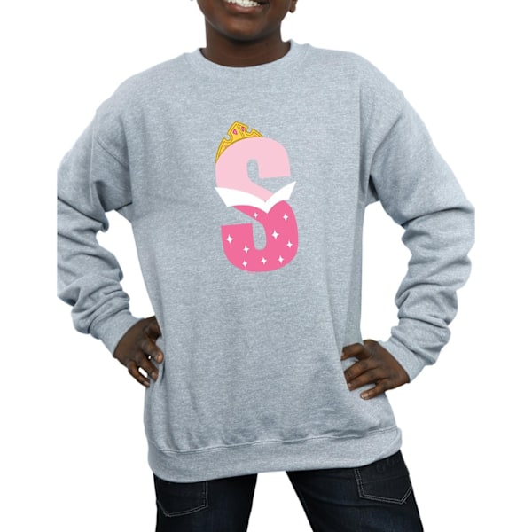 Disney Boys Alphabet S Is For Sleeping Beauty Sweatshirt 5-6 Ye Sports Grey 5-6 Years