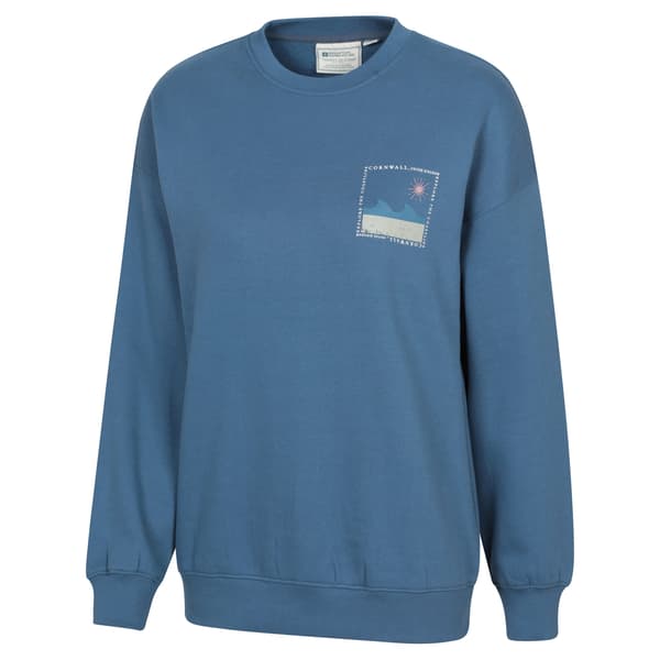 Mountain Warehouse Dam/Dam Conwall Grafisk Tröja 10 Blue 10 UK
