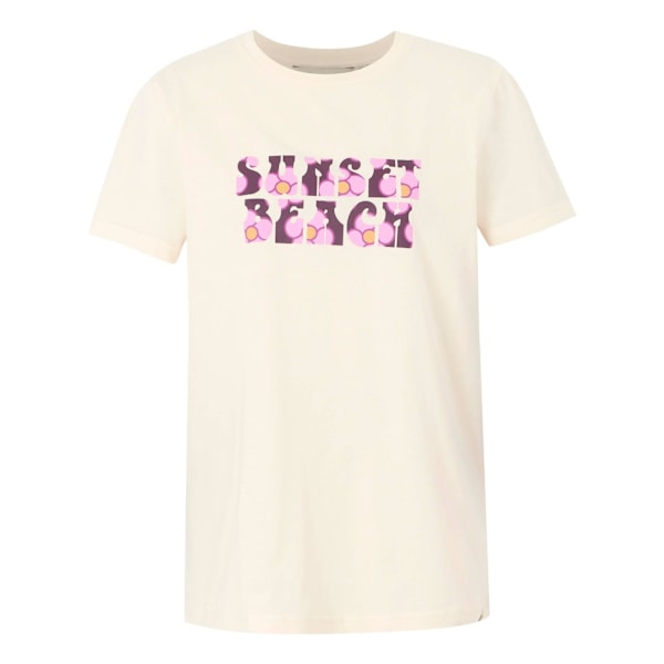 Regatta Dam/Dam Orla Kiely Text T-Shirt 20 UK Ljus Vanilj Light Vanilla 20 UK