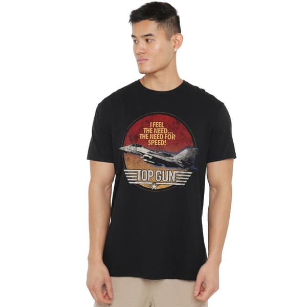 Top Gun Herr Fighter T-Shirt S Svart Black S
