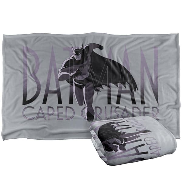 Batman Caped Crusader Running Soft Touch-filt 152 cm x 127 cm Multicoloured 152cm x 127cm
